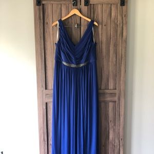 David’s Bridal Bridesmaid dress in Cobalt size 18